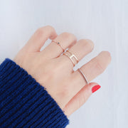 Picture of versatile gold ring x ring h ring 10k