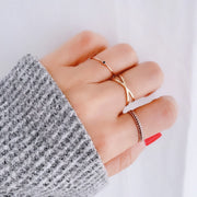 Picture of versatile gold ring x ring h ring 10k